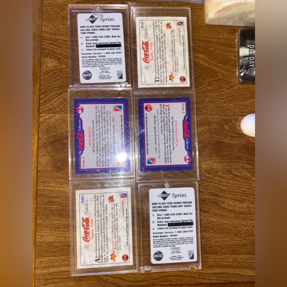 COCA COLA SERIES SANTA CLAUS CARDs used - Picture 3 of 4